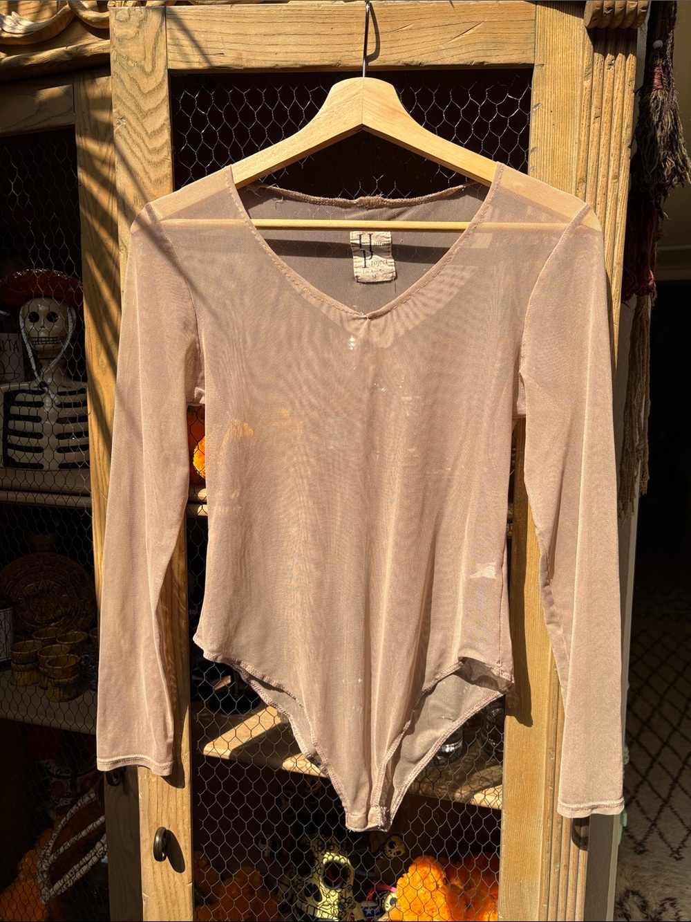 Haute Project Los Angeles Sheer Mesh Bodysuit